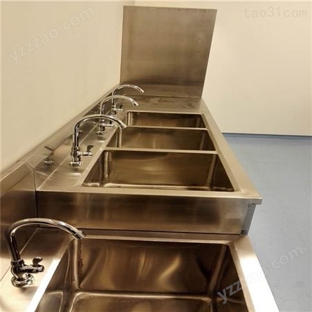 医用不锈钢洗手盆手术室感应洗手池医院净化室污洗池