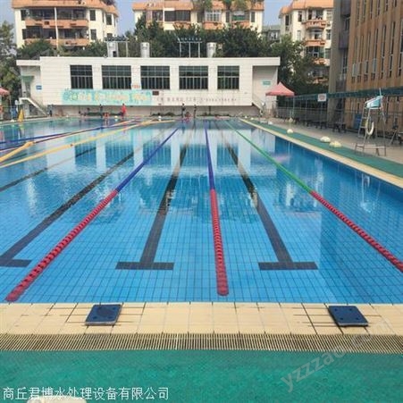 水上泳池设备运动器材分隔线 游泳池六菱形泳道线定制