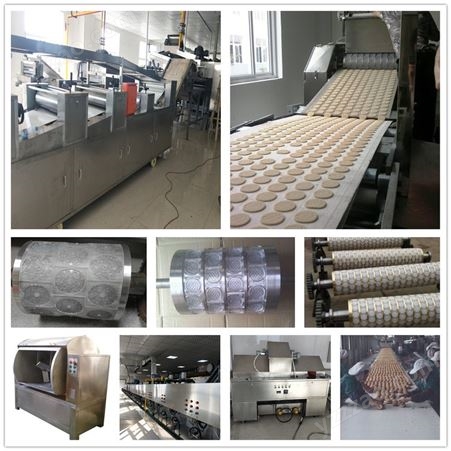 辊切薄饼干生产机器 辊印奥利奥饼干加工设备