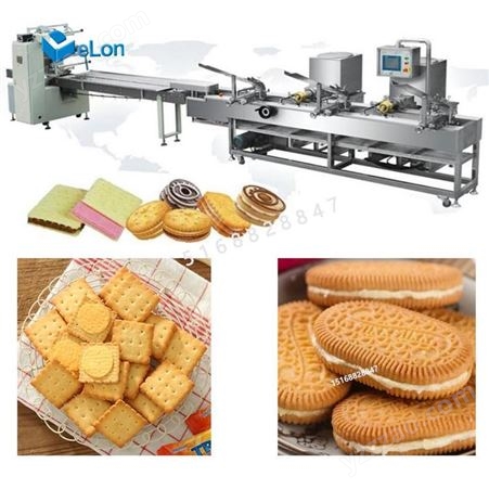 辊切薄饼干生产机器 辊印奥利奥饼干加工设备