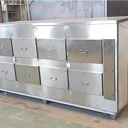 除味吸附箱装置 不锈钢活性炭吸附箱  干式环保处理箱