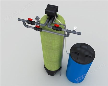 弗莱克控制阀软化水设备 全自动单阀双罐软水机 钠离子交换器水机