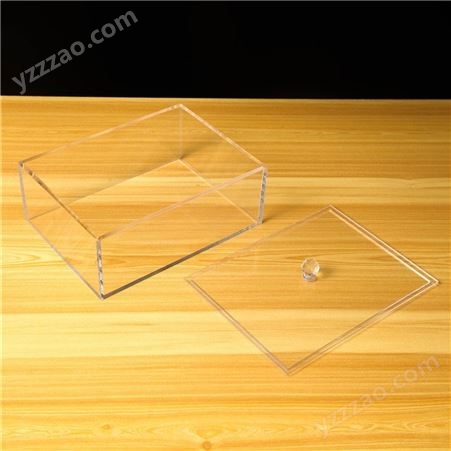 亚克力透明盒正方形收纳展示盒 亚克力盒日用品收纳盒