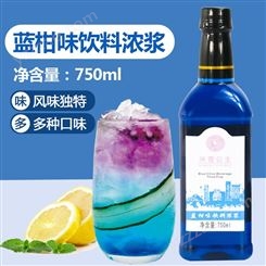 蓝柑风味糖浆 鸡尾酒调色果汁气泡水奶茶店专用原料 米雪公主