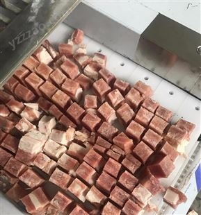 鸭子切块剁块机 带骨肉类切块机 冻肉盘剁块机 华易达厂家供应
