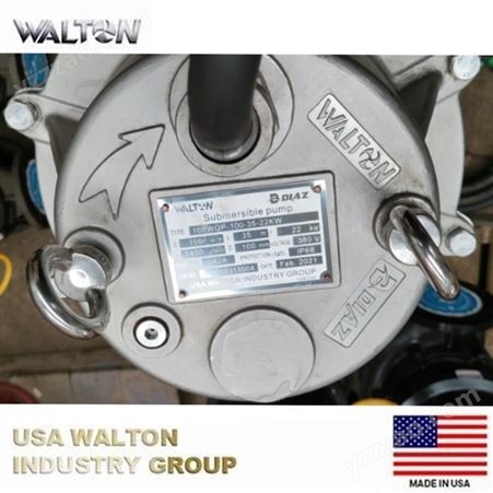 进口排水污泥泵，美国进口污泥泵，进口潜水排污泵：美国沃尔顿WALTON