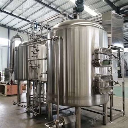 500L精酿啤酒设备 发酵罐不锈钢酿酒设备 糖化系统 明博
