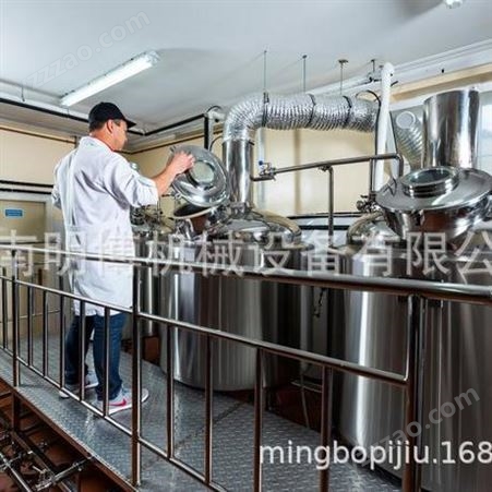 500L精酿啤酒设备 发酵罐不锈钢酿酒设备 糖化系统 明博