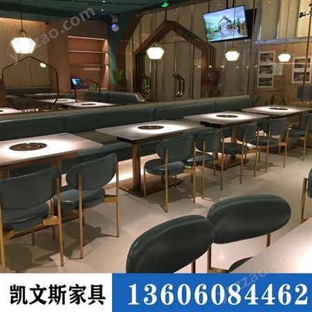 仿大理石火锅桌子 专业厂家优质餐桌 可定制