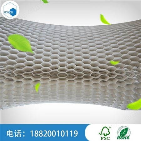 广州新型蜂巢仿生结构材料 PP塑料蜂窝板厂家