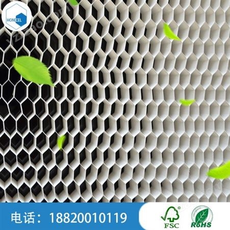 广州塑性蜂窝芯材 PET高铁塑料蜂窝板厂家