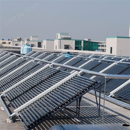 厂家太阳能大型热水工程 太阳能工程联箱 太阳能集热工程热水系统