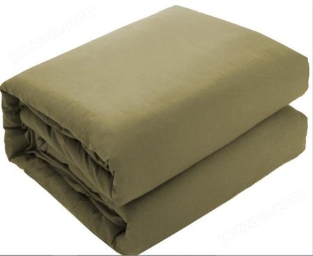 被子军绿棉被标准棉花被褥定型被单人被子成型被棉花被6斤