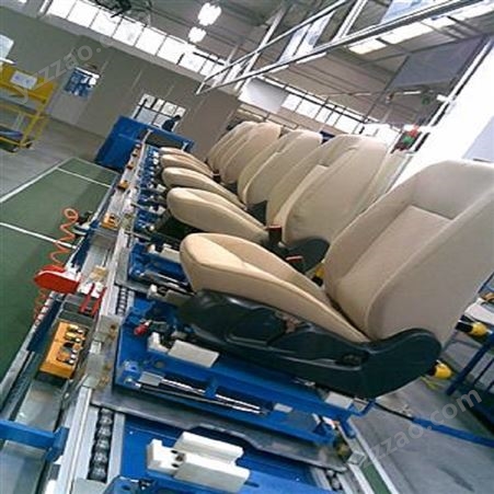 座椅装配生产线采用三倍速链条传动上下层结构