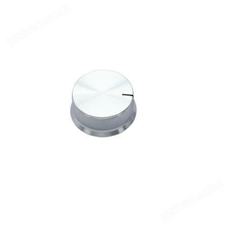 银色铝旋钮 ABS胶芯音响器材功能零配件 各类按钮定制设计