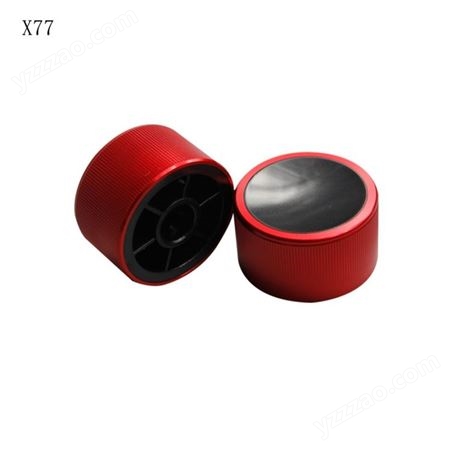 音响器材铝旋钮X77 D型连接孔功放音箱声音开关控制铝制旋钮帽