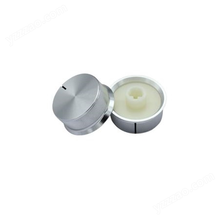 银色铝旋钮 ABS胶芯音响器材功能零配件 各类按钮定制设计