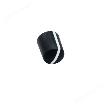 X88音响器材塑胶双色旋钮 白色内芯嵌条塑料调节圆钮 开关保护帽