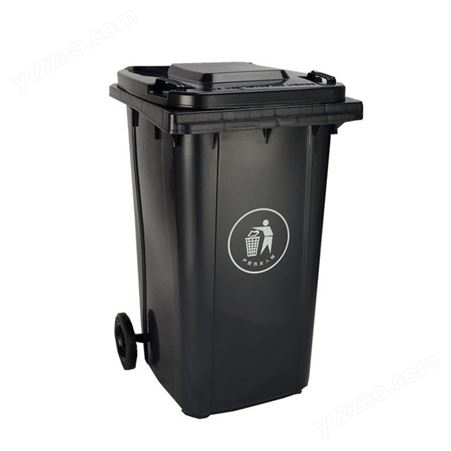 博新 分类带盖垃圾桶 120升塑料垃圾桶 240l挂车垃圾桶 LJT-B298A