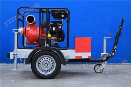 汽油泵应急抢险污水泵 应急防汛专用泵车