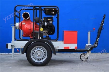 汽油泵应急抢险污水泵 应急防汛专用泵车