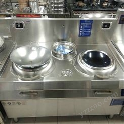 御隆 商用电磁炉 12KW双炒单温电磁炉 餐厅厨具设备