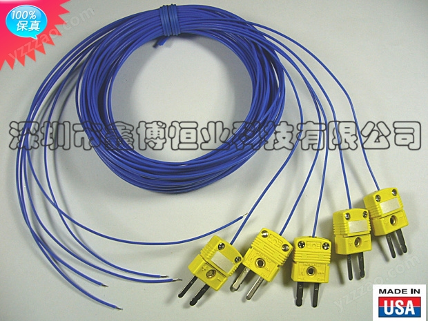 KXFF蓝色热电偶线|热电偶测温线|热电偶感温线