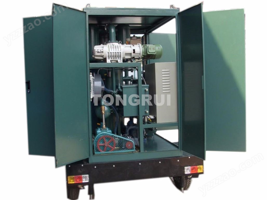 double stage vacuum transformer oil purifier