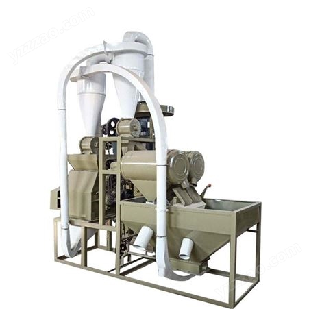 两机组面粉机 中之原 小型面粉机器来料加工磨面机 效率高产量大