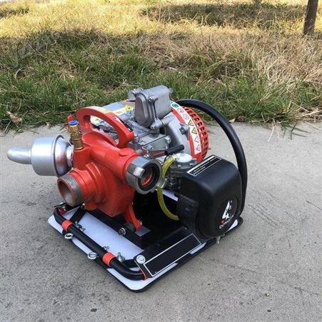 森林高山应急灭火救灾消防泵背负式电启动单级三级高压远程便携式接力泵