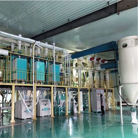 140吨大型面粉机 中之原 商用面粉加工设备 工作效率高