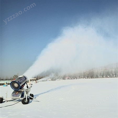 户外游乐造雪机 移动式多功能滑雪场造雪机 远程操控移动旋转造雪机