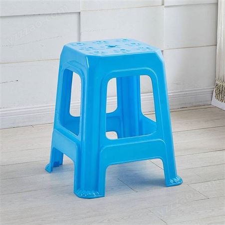塑料凳子时尚椅子家用板凳成人加厚方凳现代简约高凳防滑熟胶凳子