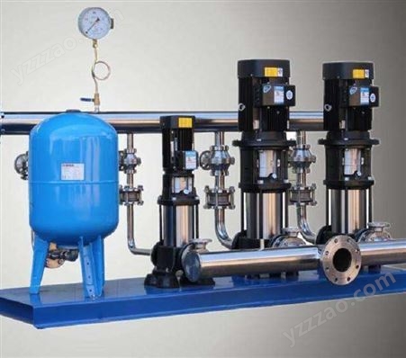恒压变频供水设备高扬程输送泵不锈钢管路隔膜式气压罐