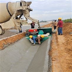 一次性排水渠机械渠道衬砌机边坡一次成型设备质量耐用
