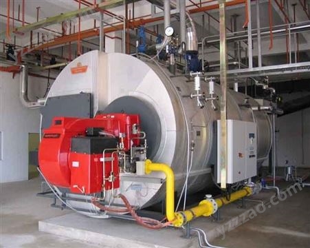 低氮热水锅炉 采用FGR烟气再循环燃烧混合后的助燃风降低出烟温度