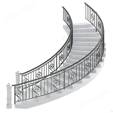 楼梯扶手铁艺简易楼梯扶手楼梯护栏简约楼道过道楼梯扶手