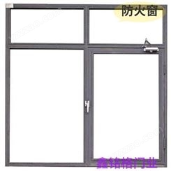 华北地区鑫铭格1818钢制非隔热防火窗耐火窗救援窗