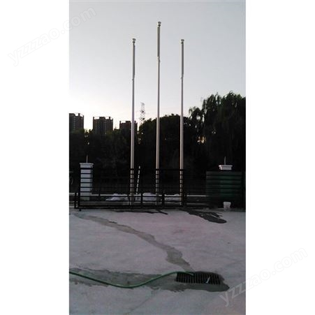 北京电动旗杆安装维修 锥形不锈钢旗杆 抗风防雨 经久耐用