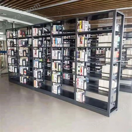 双面钢制档案架厂家供应 加工定制 阅览室钢制书架批发价格
