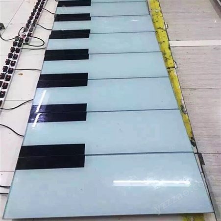 地板钢琴 盛际达出售 商场景区脚踩踏式音乐跳舞设备 暖场引流